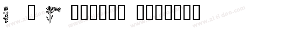 DT Flowers 1字体转换